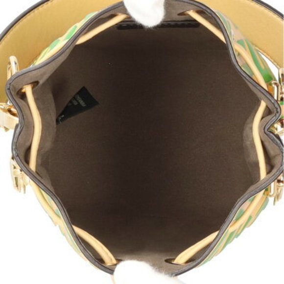 Fendi Leather Shoulder Bag Beige Montresor - Picture 6 of 8